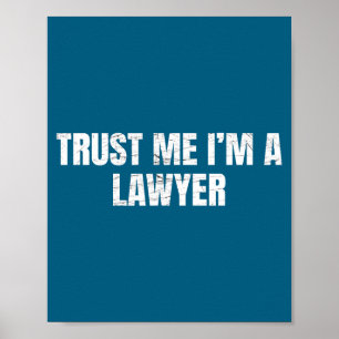 Poster Faites-moi confiance, je suis un avocat drôle Avoc