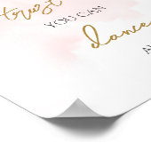Poster Faites-moi confiance rose pastel et or vous pourre (Coin)