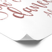 Poster Faites-moi confiance, vous pouvez danser rose or p (Coin)