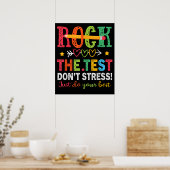 Poster Faites passer le test sans stress, faites de votre (Cuisine)