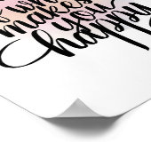 Poster Faites Plus De Ce Qui Vous Rend Heureux (Coin)