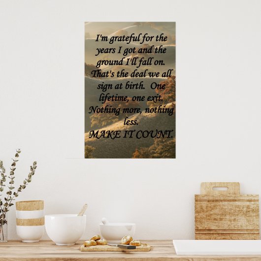 Poster Faites que ça compte (Cuisine)