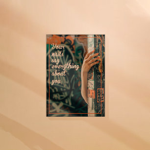 Poster Faites que vos ongles reflètent votre personnalité
