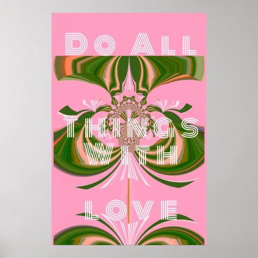 Poster Faites Tout Avec Amour (Devant)