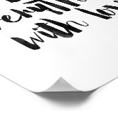 Poster Faites tout avec amour (Coin)