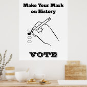 Poster Faites votre marque sur l'histoire (Cuisine)