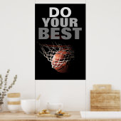 Poster Faites votre meilleur modèle de basket-ball (Cuisine)
