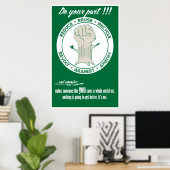 Poster Faites votre part - Réduisez, réutilisez, recyclez (Bureau à domicile)