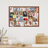 Poster Faites votre propre carte de couleur photo en mémo (Cuisine)