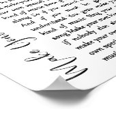 Poster Faites Votre Propre Genre De Musique Chanson De Sc (Coin)