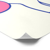 Poster Faites votre propre magie | Cute Unicorn (Coin)