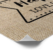 Poster Faites Votre Propre No 1 Papa Anniversaire Mignonn (Coin)