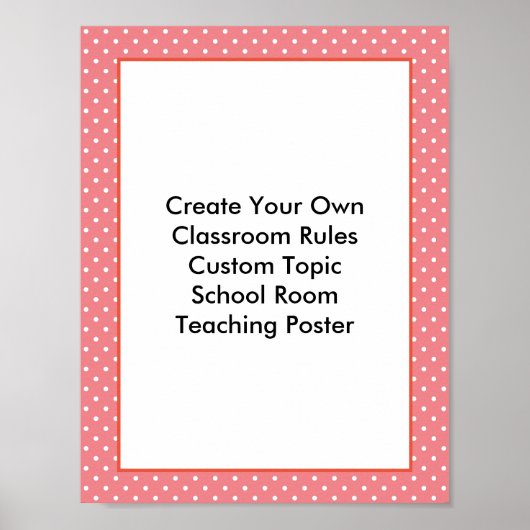 Poster Faites votre propre salle de classe personnalisée (Devant)