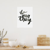 Poster Faites votre thang | Citations d'art mural | 18 x  (Cuisine)