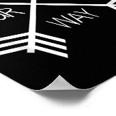 Poster Faites-Vous Propre Flèche Flèches Motivationnelles (Coin)