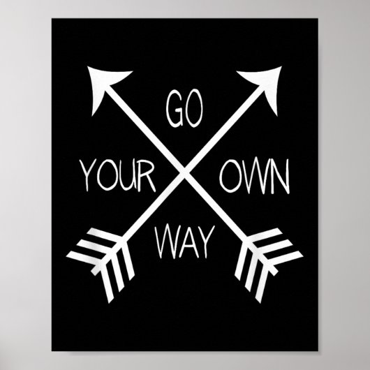 Poster Faites-Vous Propre Flèche Flèches Motivationnelles (Devant)