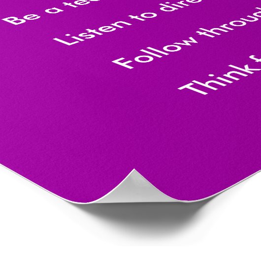 Poster Faites-vous un défi à : Poser des questions ... (Coin)