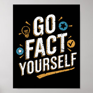 Poster Faites-vous une citation drôle de protestation Slo