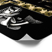 Poster Faith Fishing Hunting Camo Cross With Hook B Chris (Coin)