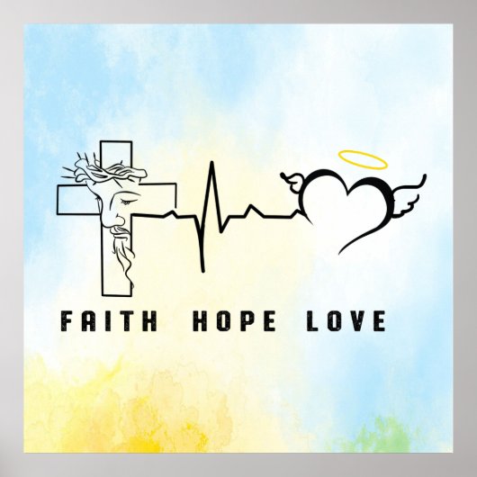 Poster Faith Hope Love (Devant)