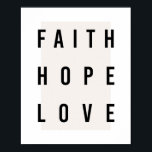 Poster Faith Hope Love Box<br><div class="desc">Faith Hope Love Box</div>