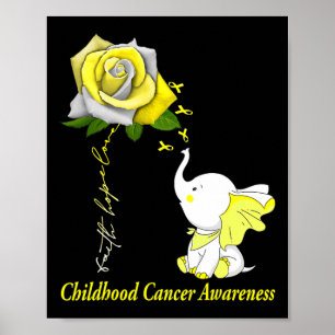 Poster Faith Hope Love Chilhood Cancer Awareness