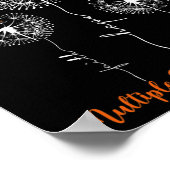 Poster Faith Hope Love Dandelion Multiple Sclerosis Aware (Coin)