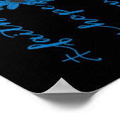 Poster Faith Hope Love Diabetes Awareness Mois Blue Ribb (Coin)