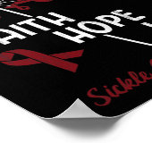 Poster Faith Hope Love Sickle Cell Awareness 1 (Coin)