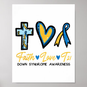 Poster Faith Love Down Syndrome Sensibilisation Christian