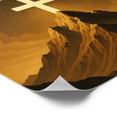 Poster Faith Moves Mountains Christian  (Coin)