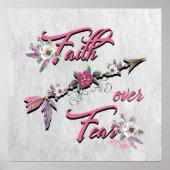 Poster Faith Over Fear (Devant)