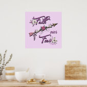 Poster Faith Over Fear (Cuisine)