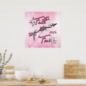 Poster Faith Over Fear (Cuisine)