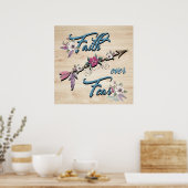 Poster Faith Over Fear (Cuisine)