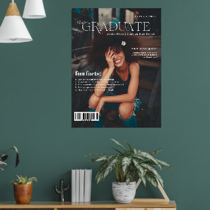 Poster Faits amusants Photo de couverture du magazine d
