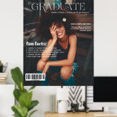 Poster Faits amusants | Photo de couverture du magazine G (Bureau à domicile)