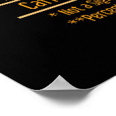 Poster Faits nutritionnels de l'enseignant (Coin)