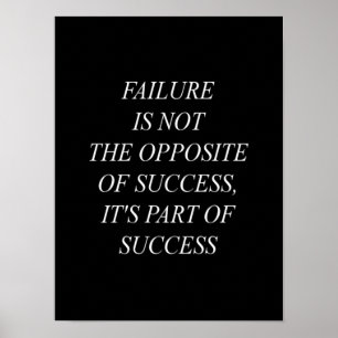 Poster faiure is not the opposite of success