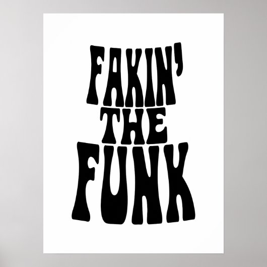 Poster Fakin' the Funk (Devant)