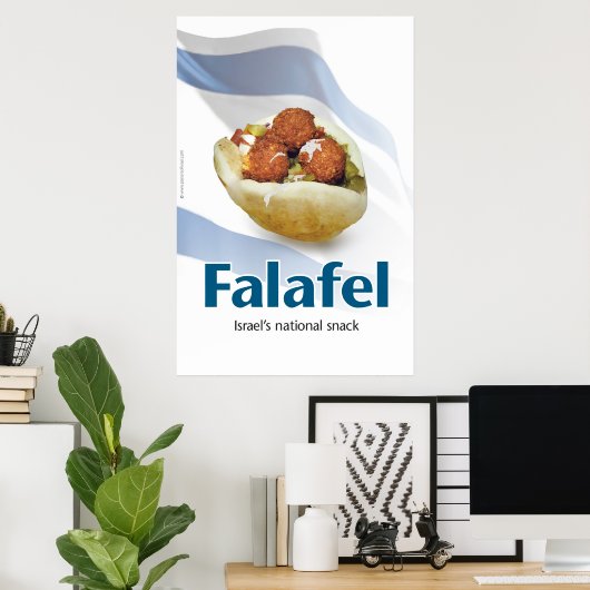 Poster falafel (Bureau à domicile)