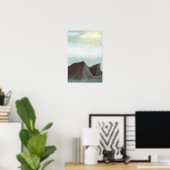 Poster Falaise (Bureau à domicile)