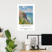Poster Falaise Côtière Art de Paysage Marin Impressionnis (Bureau à domicile)