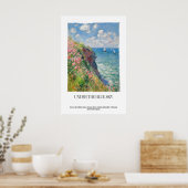 Poster Falaise Côtière Art de Paysage Marin Impressionnis (Cuisine)