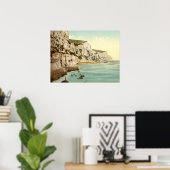 Poster Falaises blanches de Dover, Kent, Angleterre (Bureau à domicile)