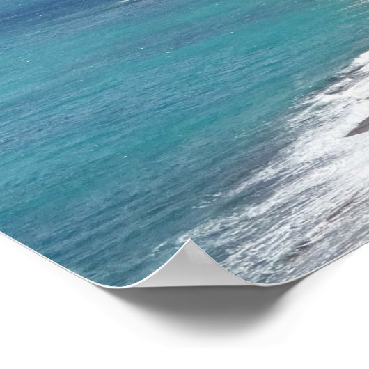 Poster Falaises blanches le long de la côte jurassique, D (Coin)