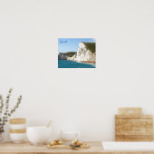 Poster Falaises blanches le long de la côte jurassique, D (Cuisine)