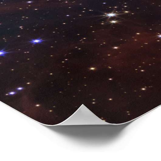 Poster Falaises cosmiques Carina Nebula Space Webb Telesc (Coin)