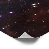 Poster Falaises cosmiques Carina Nebula Space Webb Telesc (Coin)