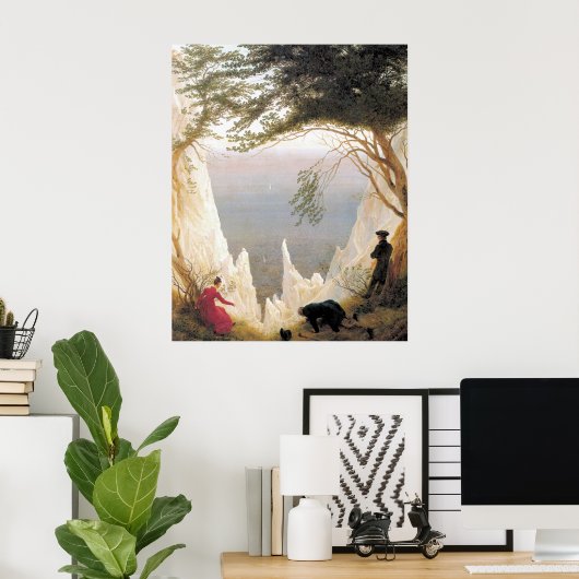 Poster Falaises de Calque de Ruegen (Bureau à domicile)